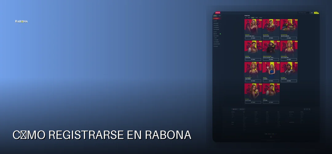 Cómo registrarse en Rabona