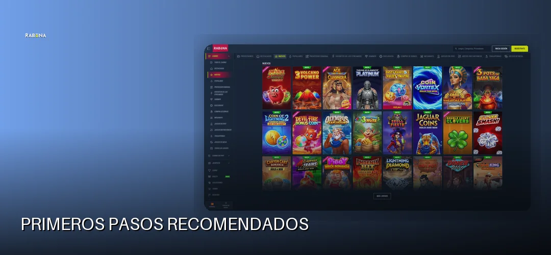 Primeros pasos recomendados