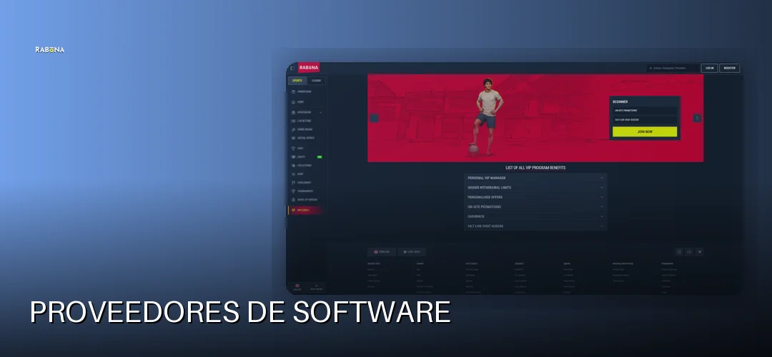Proveedores de software