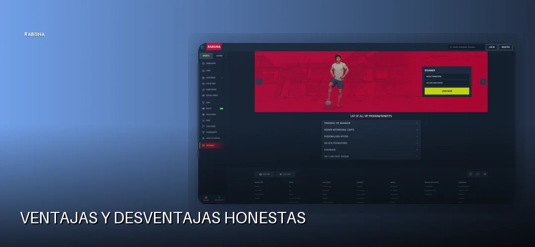 Ventajas y desventajas honestas